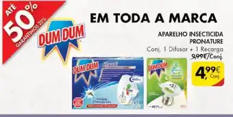 Pingo Doce Aparelho Infecticida Pronature promoção