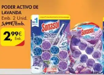 Pingo Doce Poder Activo de Lavanda Sonasol 2 Unid promoção