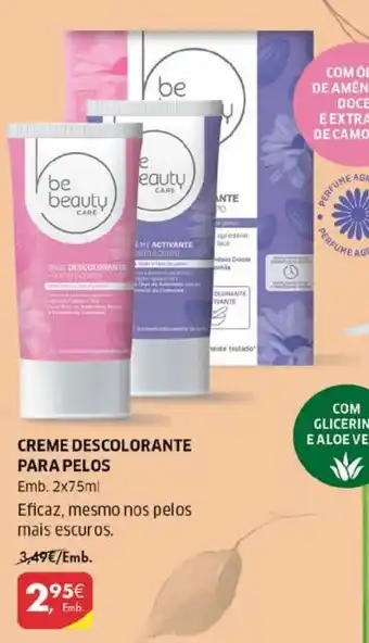 Pingo Doce Creme Descolorante para Pelos 2 x 75ml promoção