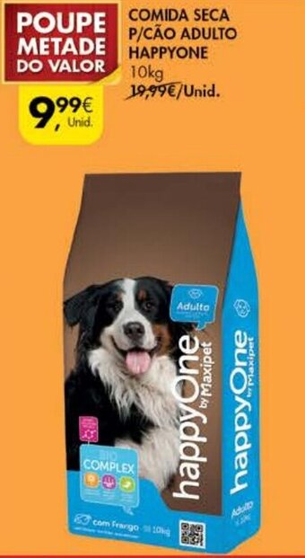 Pingo Doce Comida Seca P/Cão Adulto Happyone 10kg promoção