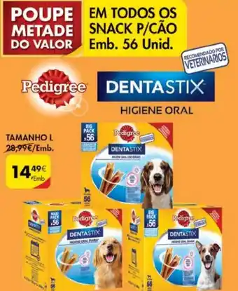 Pingo Doce Tamanho L Pedigree promoção