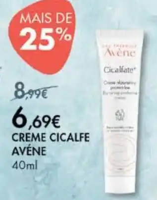 Pingo Doce Creme Cicalfe Avéne 40ml promoção