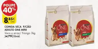 Pingo Doce Comida Seca P/Cão Adulto One Mini 3kg promoção