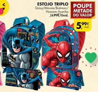 Pingo Doce Estojo Triplo promoção