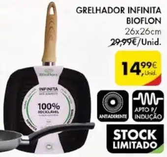 Pingo Doce Grelhador Infinita Bioflon 26 x 26cm promoção