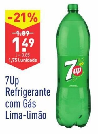 ALDI 7UP Refrigerante com Gás Lima-limão 1,75L promoção