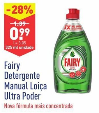 Fairy Detergente Manual Loiça Ultra Poder 325ml