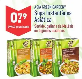 ALDI Asia Green Garden Sopa Instantânea Asiática 39/42g promoção