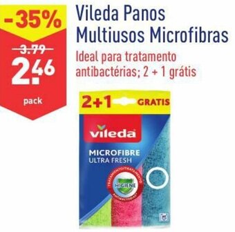 ALDI Vileda Panos Multiusos Microfibras promoção