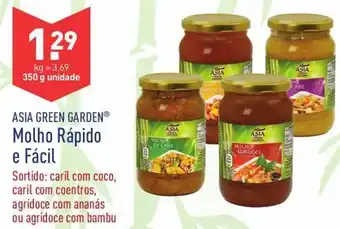 ALDI Asia Green Garden Molho Rápido e Fácil 350g promoção