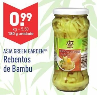 ALDI Asia Green Garden Rebentos de Bambu 180g promoção