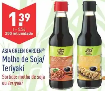 ALDI Asia Green Garden Molhos de Soja/Teriyaki 250ml promoção