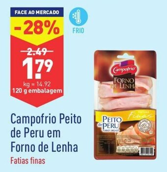 Campofrio Peito de Peru em Forno de Lenha 120g