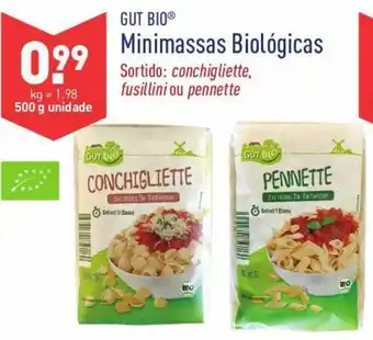 ALDI Gut Bio Minimassas Biológicas 500g promoção