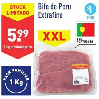 ALDI Bife de Peru Extrafino 1kg promoção