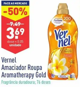 ALDI Vernel Amaciador Roupa Aromatherapy Gold promoção