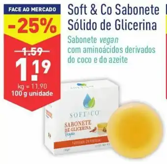 Soft & Co Sabonete Sólido de Glicerina 100g