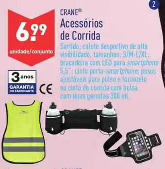Crane Acessórios de Corrida S/M-L/XL