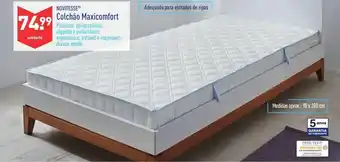 ALDI Novitesse Colchão Maxicomfort 90x200cm promoção