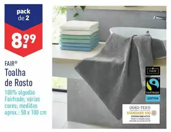 Toalha de Rosto 50 x 100cm