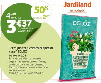 Jardiland Terra plantas verdes especial vaso ecloz promoção