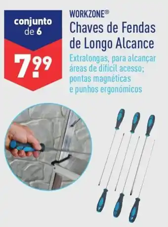 Workzone Chaves de Fendas de Longo Alcance