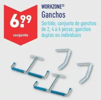 Workzone Ganchos 2, 4 a 6 Peças