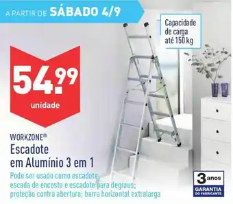 ALDI Escadote em Alumínio 3 em 1 promoção