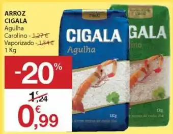 E.Leclerc Arroz Cigala Agulha 1kg promoção