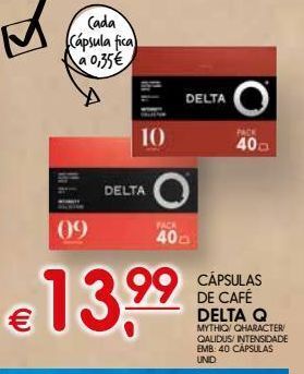 Meu Super Cápsulas de café delta q promoção