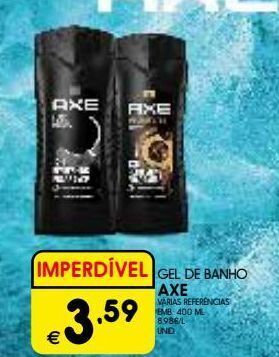 Meu Super Gel de banho axe promoção