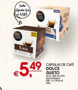 Meu Super Cápsulas de café dolce gusto promoção