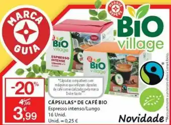 Cápsulas de Café Bio16 Unid