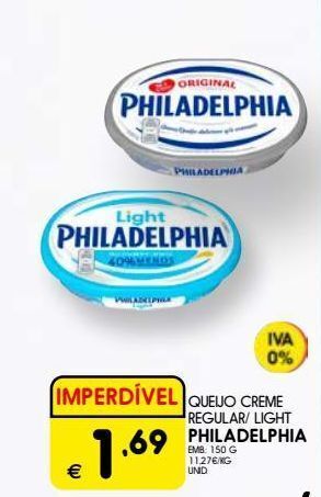 Meu Super Queijos philadelphia promoção
