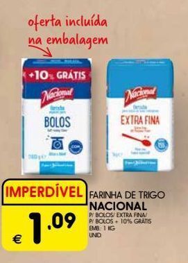 Farinha de trigo nacional