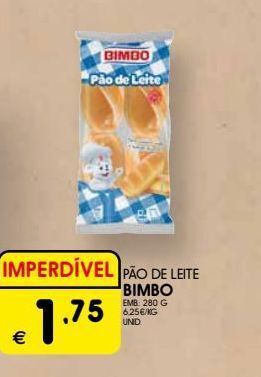 Pão de leite bimbo