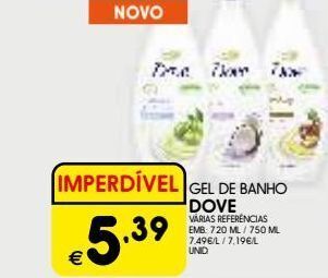 Meu Super Gel de banho dove promoção
