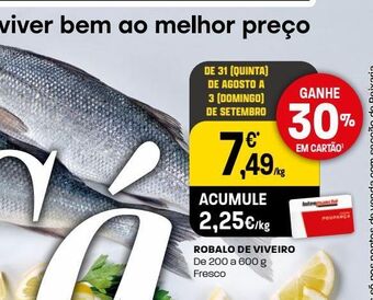 Intermarché Robalo promoção