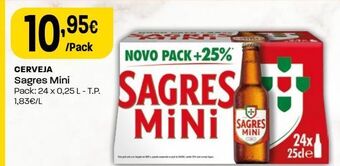 Intermarché Cerveja sagres mini promoção