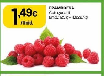 Intermarché Framboesa promoção