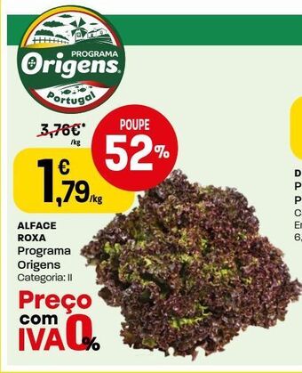 Intermarché Alface promoção