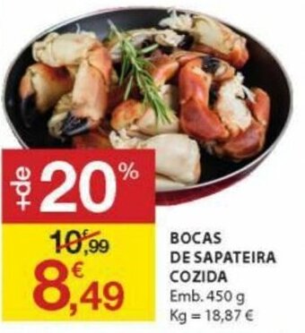 E.Leclerc Bocas de Sapateira Cozida 450g promoção