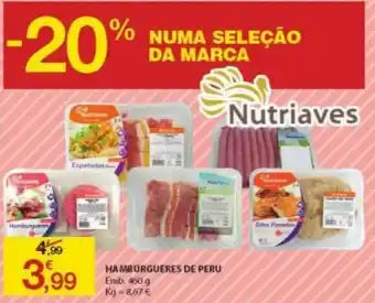 E.Leclerc Hamburgueres de Peru 460g promoção