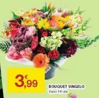 E.Leclerc Bouquet Singelo Vaso 14cm promoção
