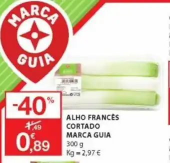 E.Leclerc Alho Francés Cortado Marca Guia 300g promoção