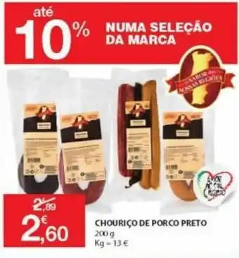 E.Leclerc Chouriço de Porco Preto 200g promoção