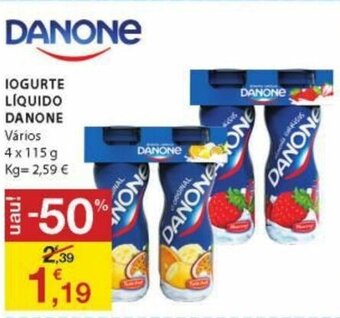 Iogurte Líquido Danone 4x155g