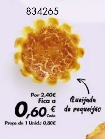 Pingo Doce Queijadas de Requeijão promoção