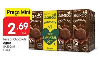 Minipreço Achocolatado agros promoção