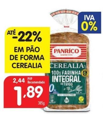 Minipreço Pão de forma panrico promoção